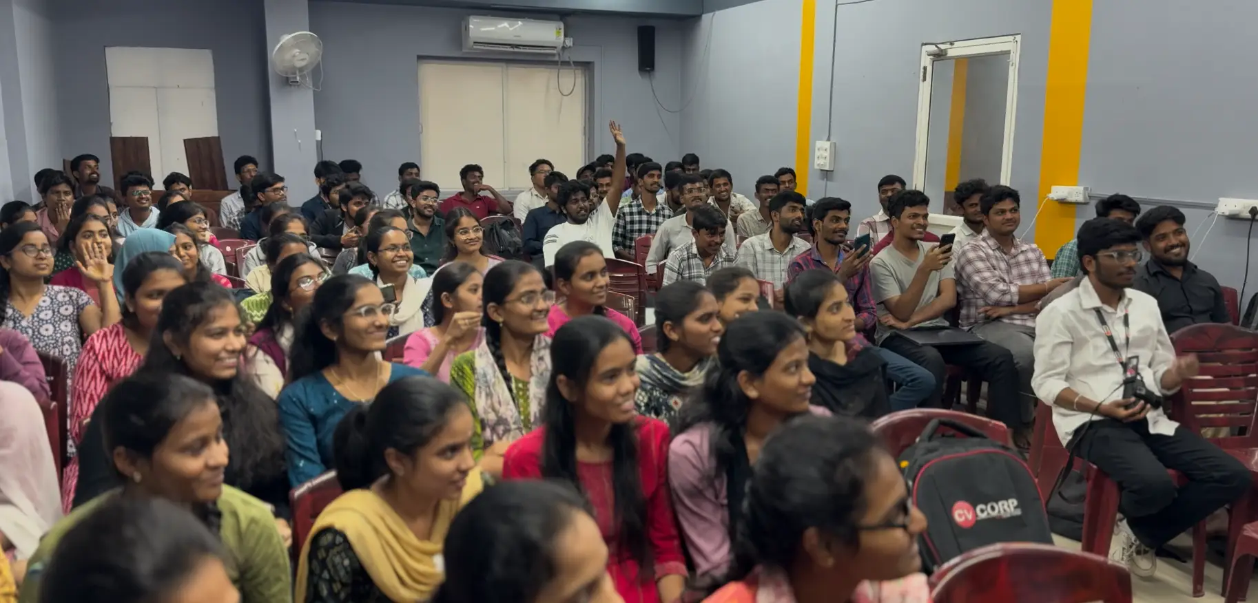 CV Corp modern mentorship and IT training classroom session